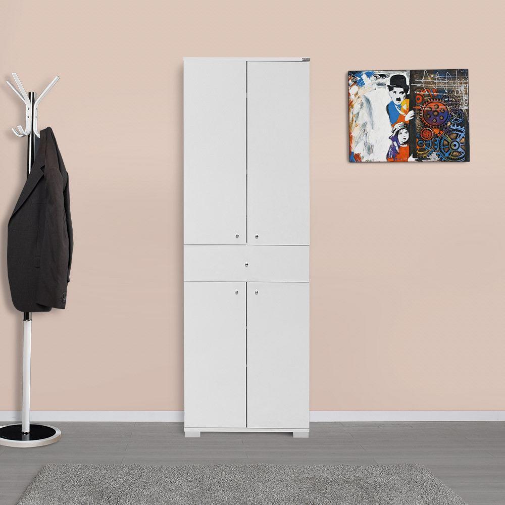 Hanah Home Komoda s ladicama 60x187x40cm Bijela