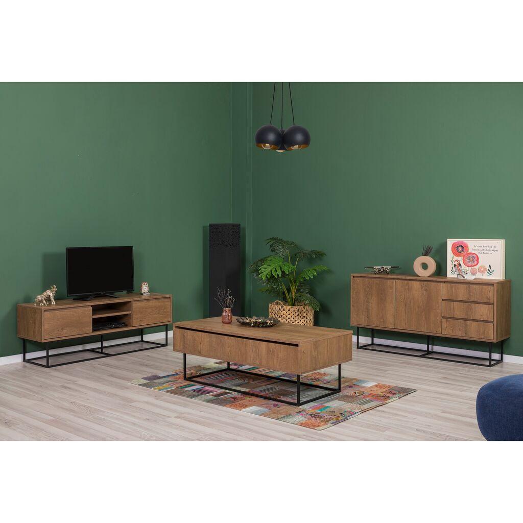 Hanah Home Set TV Komoda i klub sto Orah