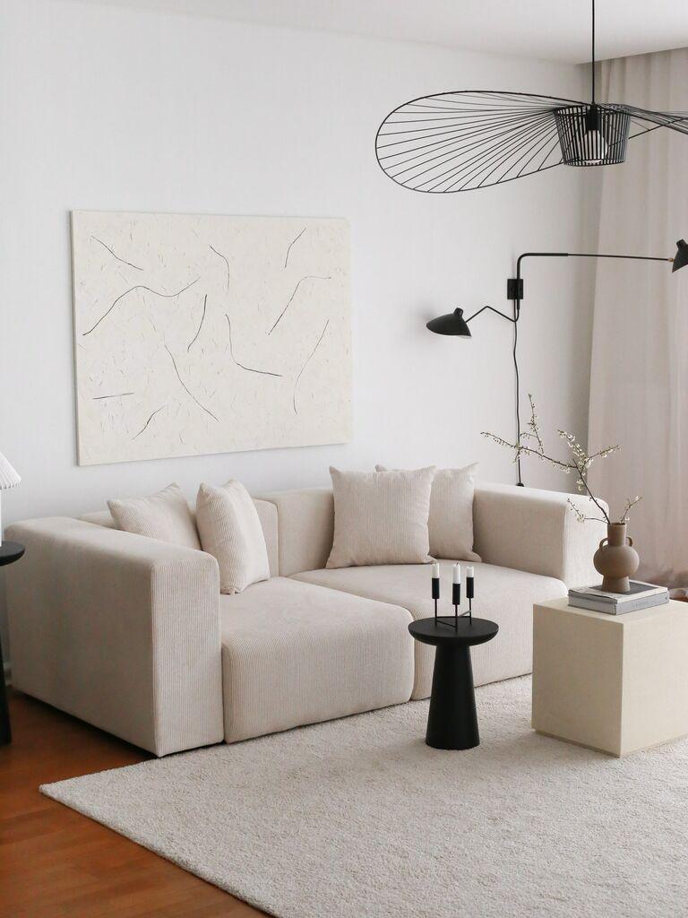 Atelier del Sofa Trosed Yolo 222x89x110cm Bijela