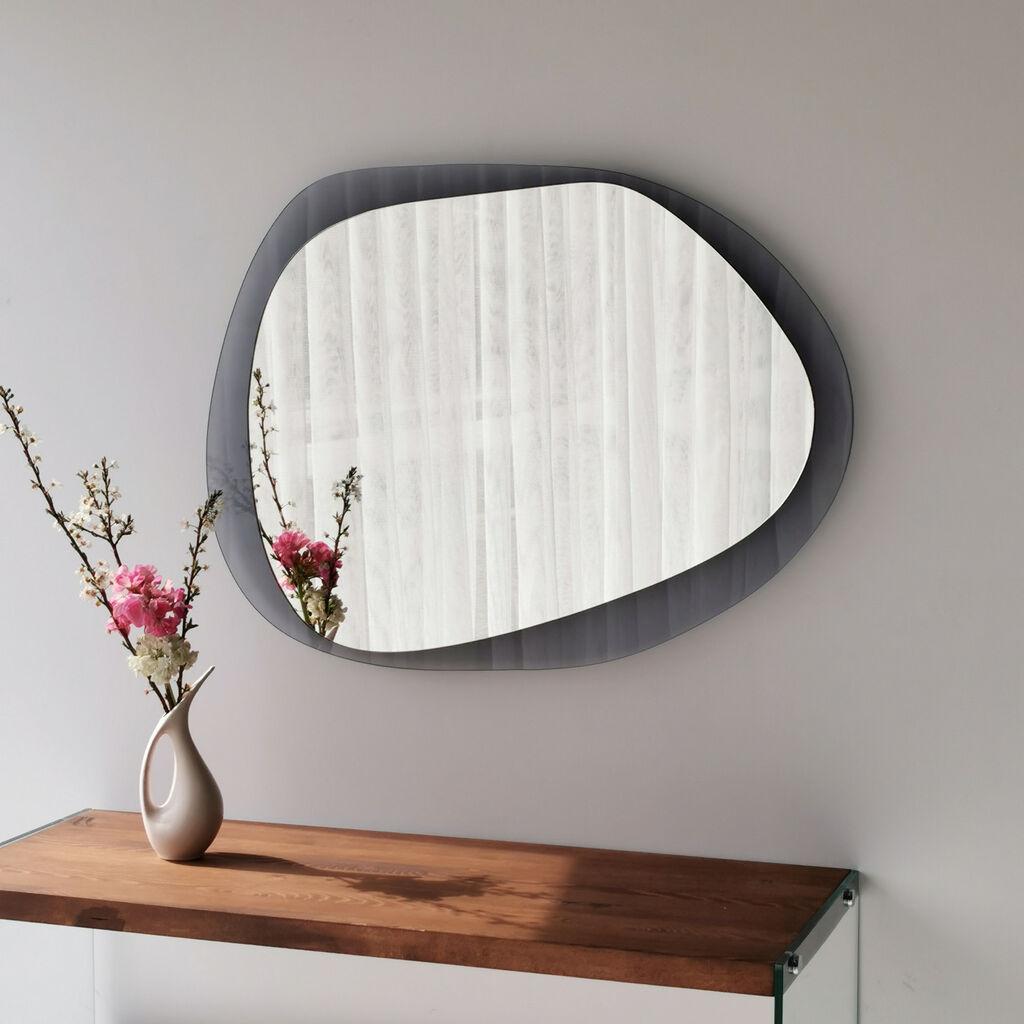 Hanah Home Ogledalo Sivo