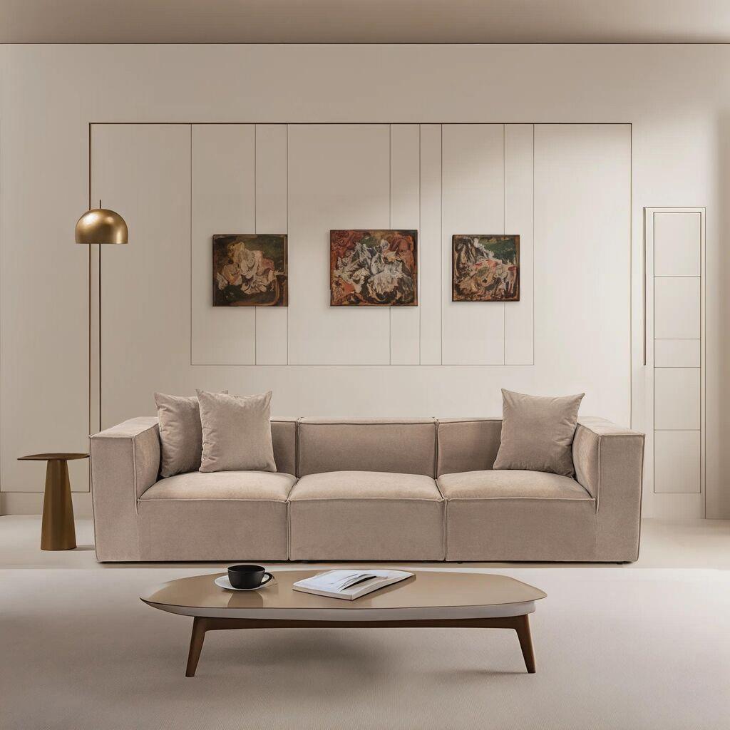 Atelier del Sofa Trosed Sora 3 325x75x102cm Cappuccino
