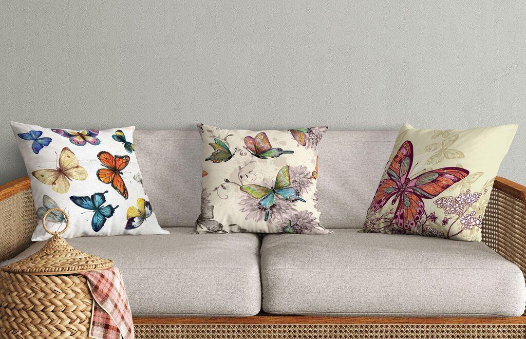 Aberto Design Set od 3 jastučnice 43x43cm Šarene