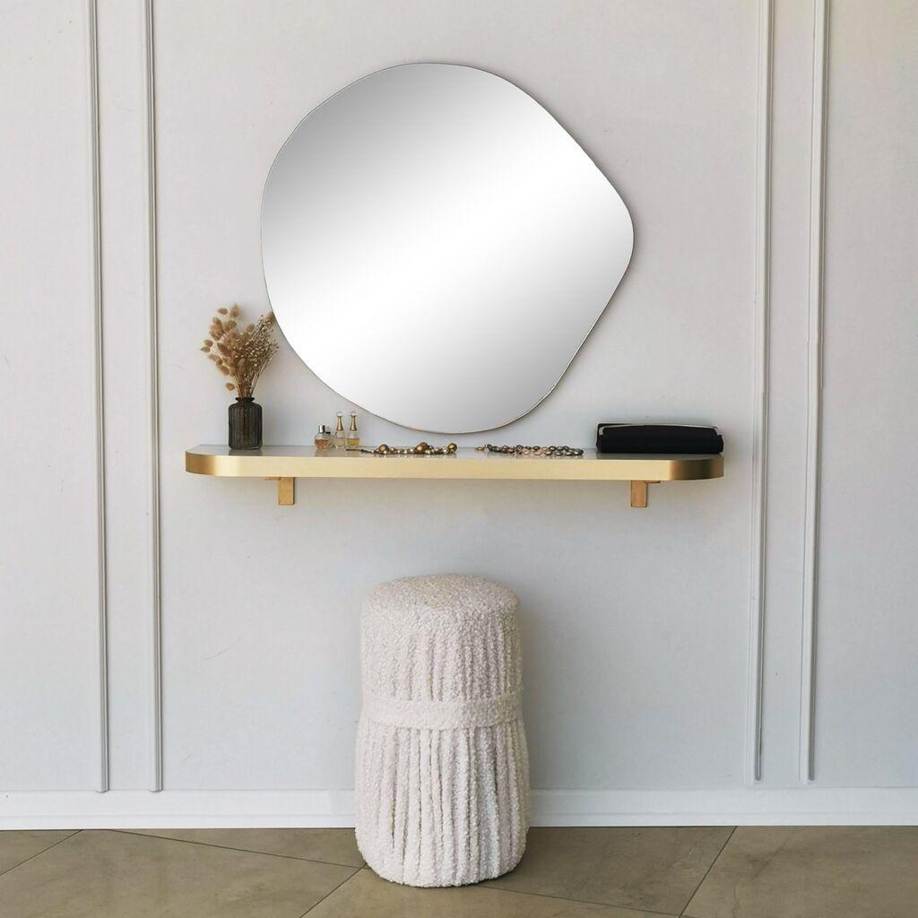 Hanah Home Mirror Gold