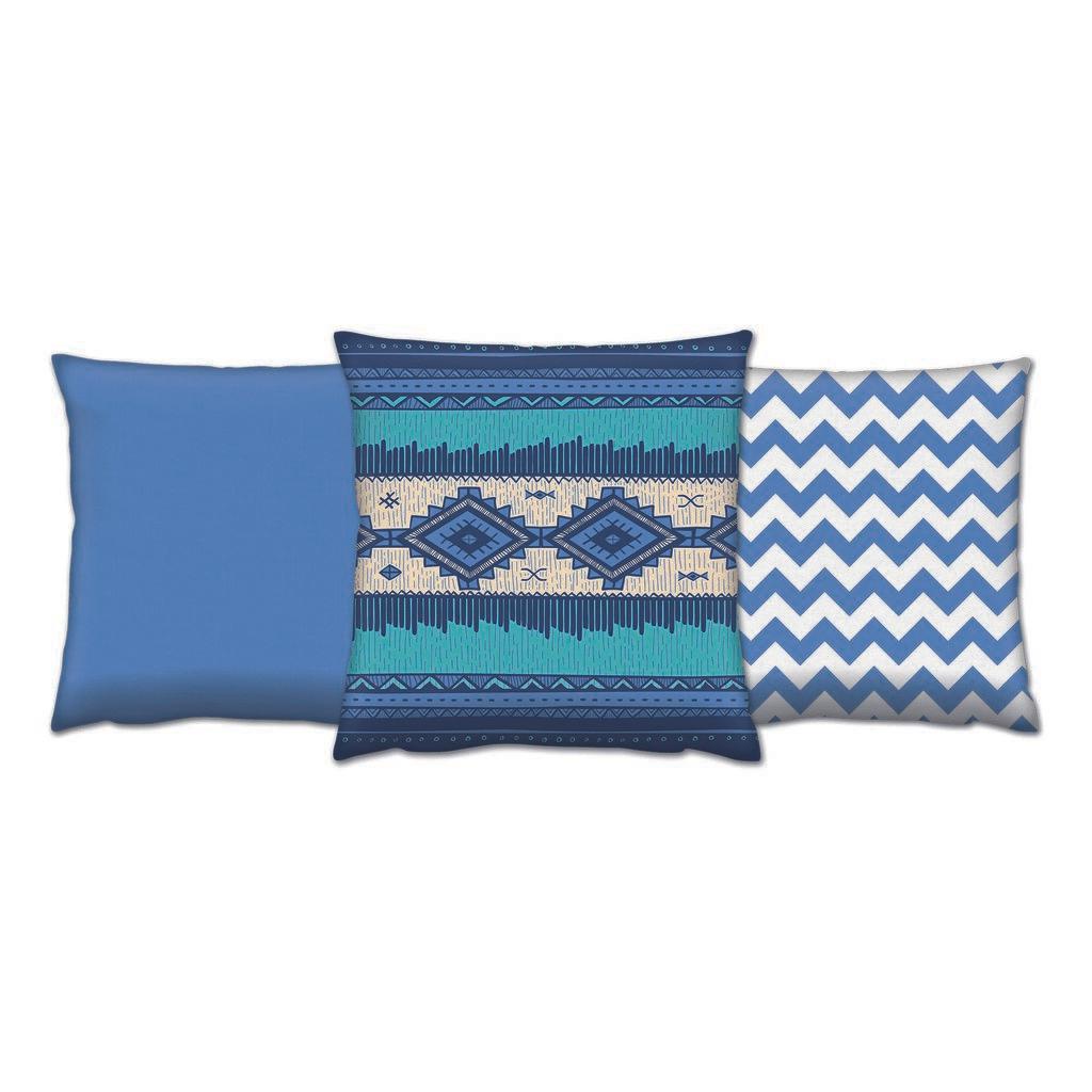 Aberto Design Set od 3 jastuka 43x43cm Šareni
