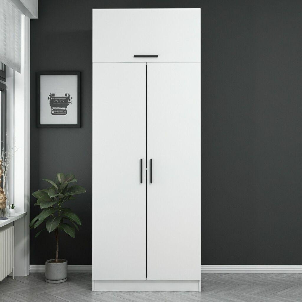 Hanah Home Kale White 2219 Ormar, 90x235x52cm, Bijeli