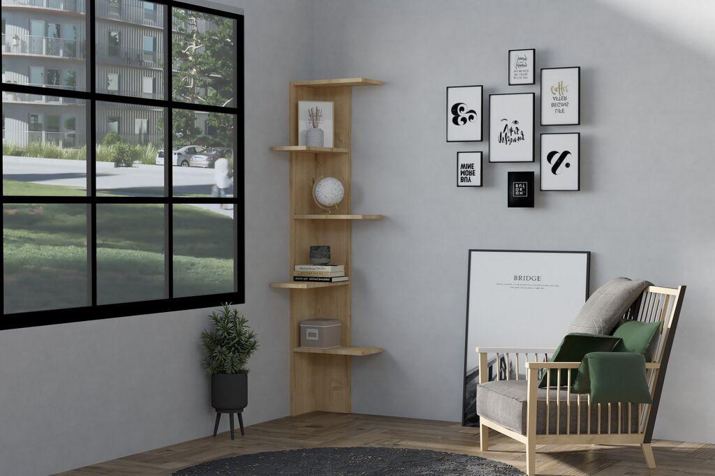Hanah Home Polica 40x160x21,4cm Hrast