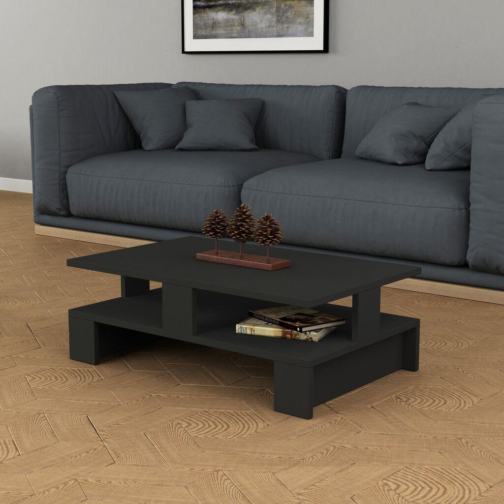 Hanah Home Klub sto Mansu 80x27,5x50cm Antracit