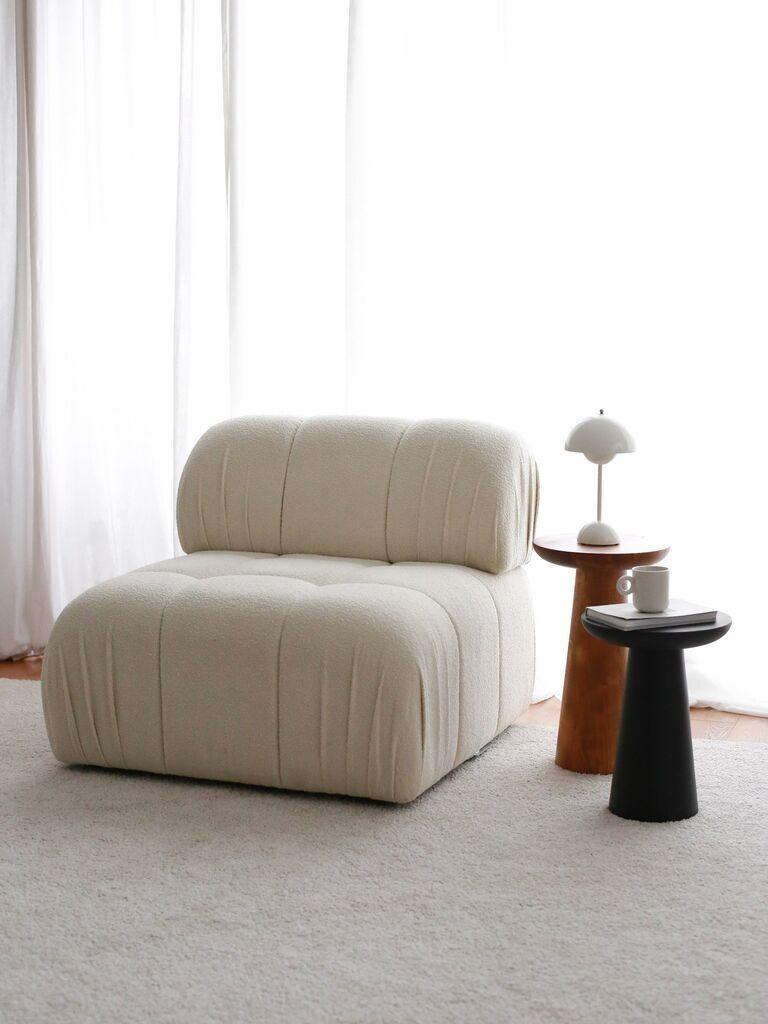 Atelier del Sofa Fotelja Soli 89x74x89cm Bijela