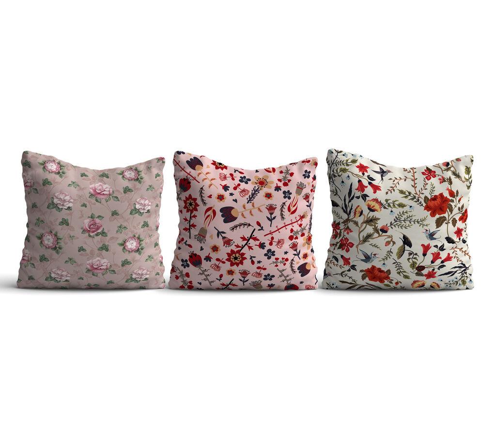 Aberto Design Set od 3 jastučnice 43x43cm Šarene