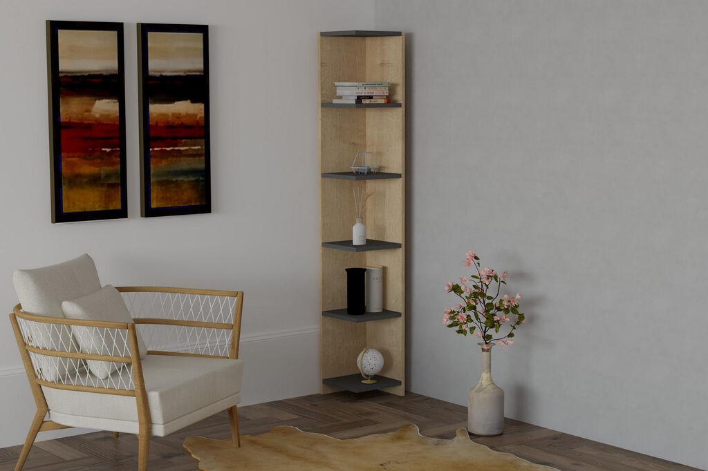 Hanah Home Polica 25x160x25cm Hrast