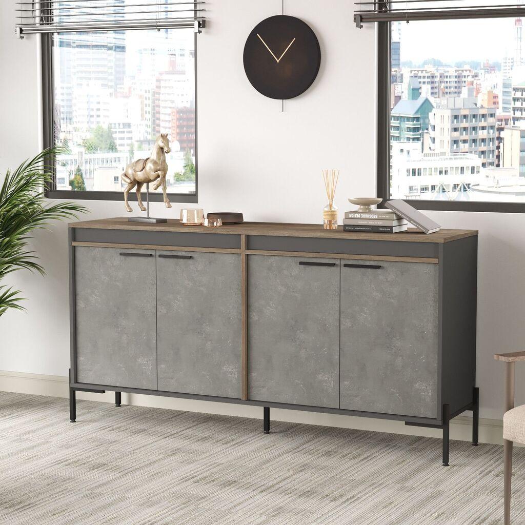 Hanah Home Komoda s ladicama 184x91,6x44,5 cm Šarena