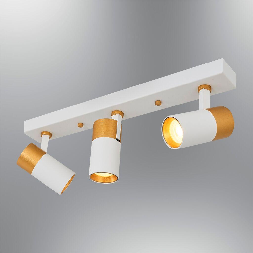 Opviq Spot lampa L1625, 50x12x17 cm, 3x GU10, 3000K, 1200Lm, Bijela