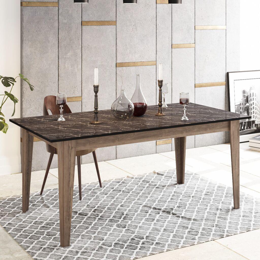 Hanah Home Lorenz trpezarijski sto 180x76.8x90cm Orah