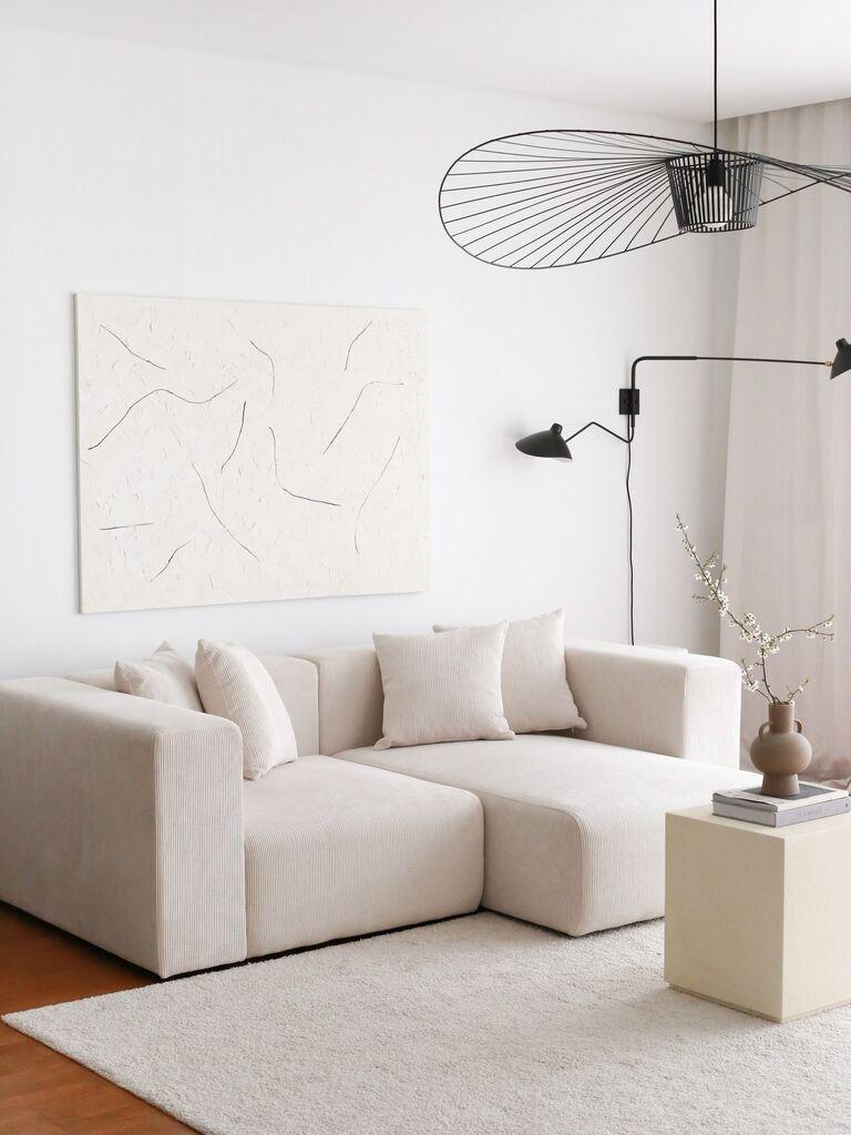 Atelier del Sofa Kutni set Yolo 222x89x110cm Bijeli