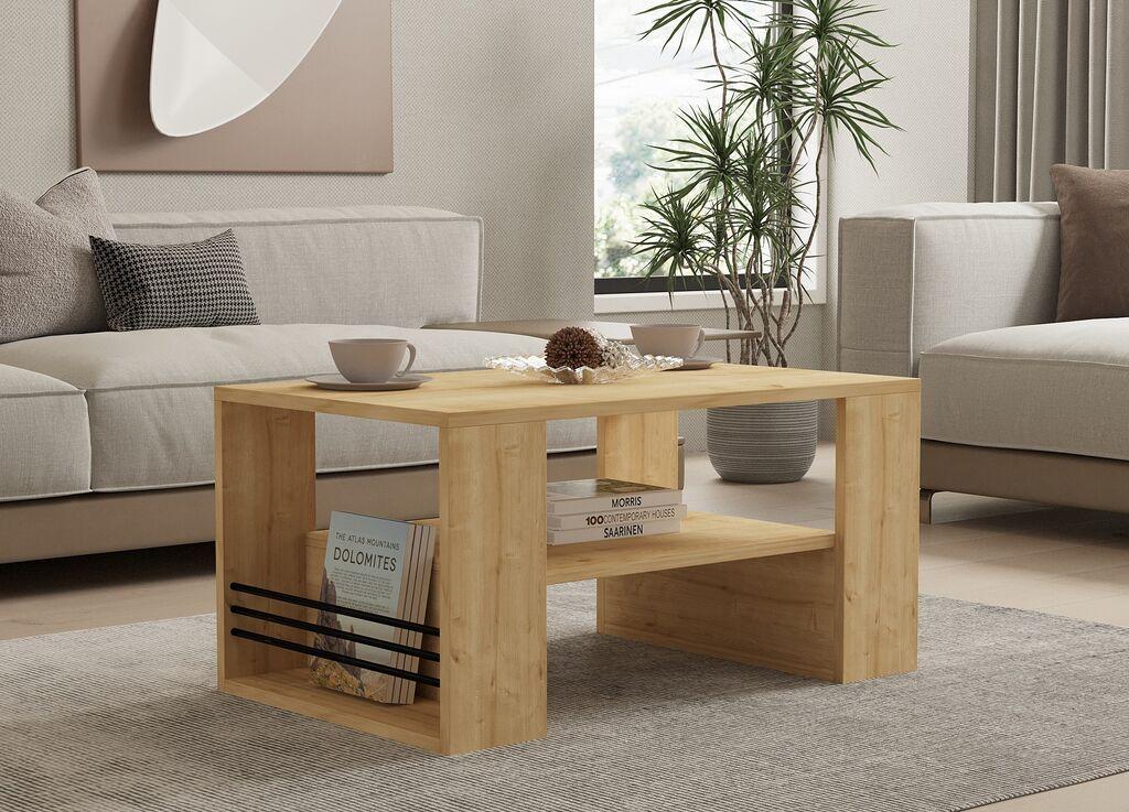 Hanah Home Klub sto Iris 80x40x50cm Hrast