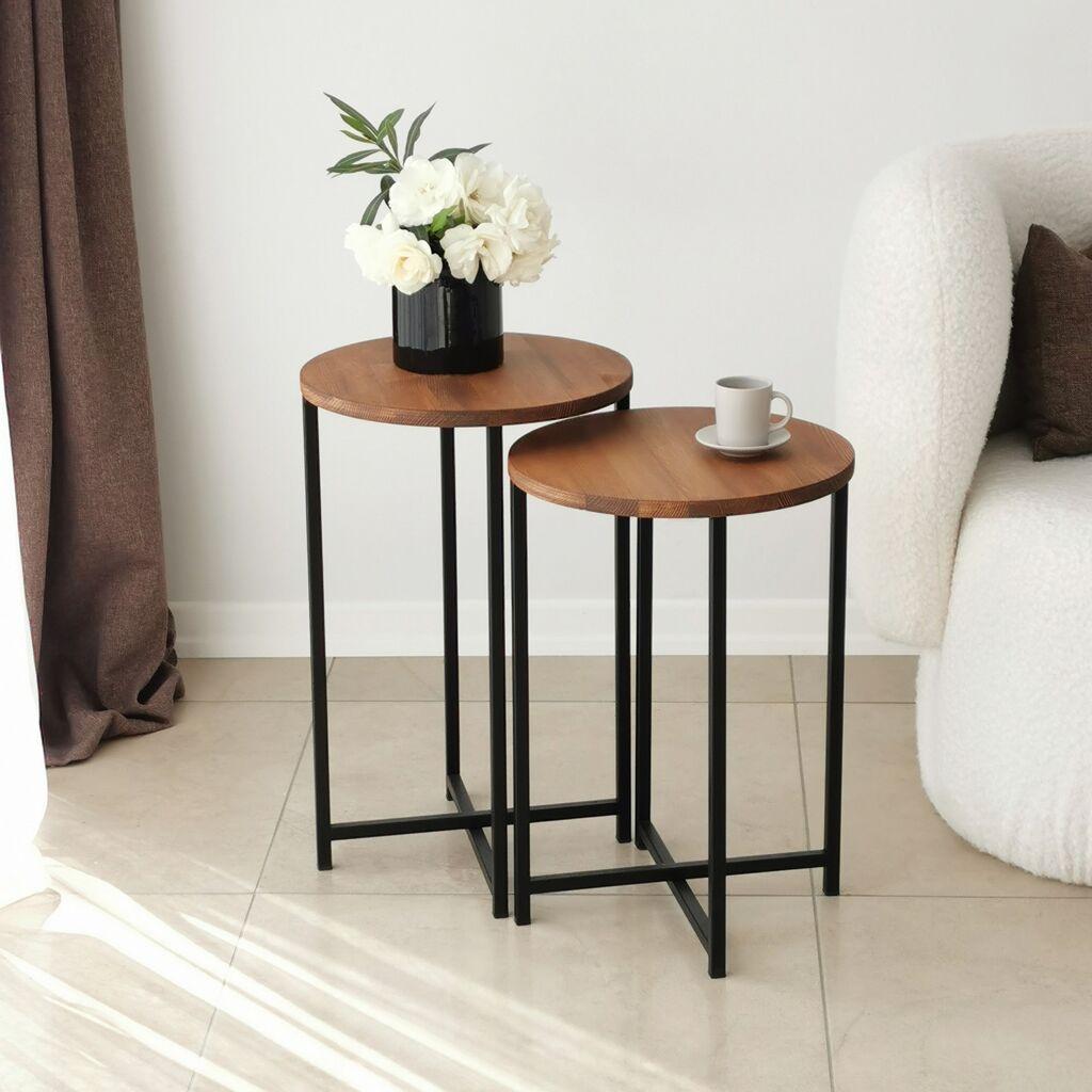 Hanah Home Klub sto Neta 35x55x35cm Hrast