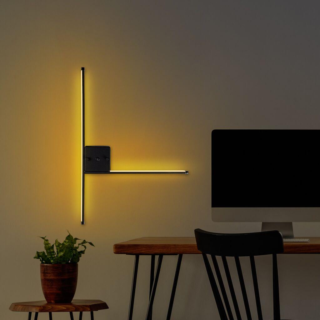 Opviq Sarf 13615 Zidna lampa, crna