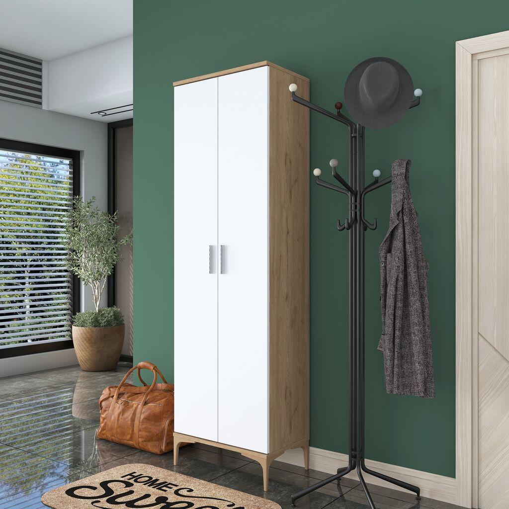 Hanah Home Ormarić za cipele 60x198,6x37,5cm Orah