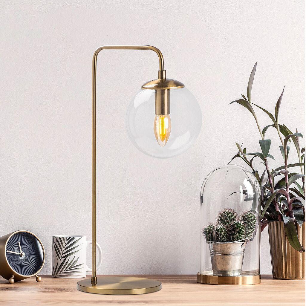 Opviq Stona lampa E14 Grlo, Bronza
