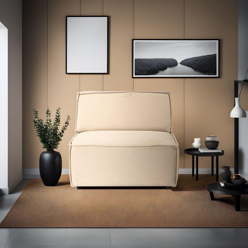 Atelier del Sofa fotelja 100x70x100cm krem ​​boje