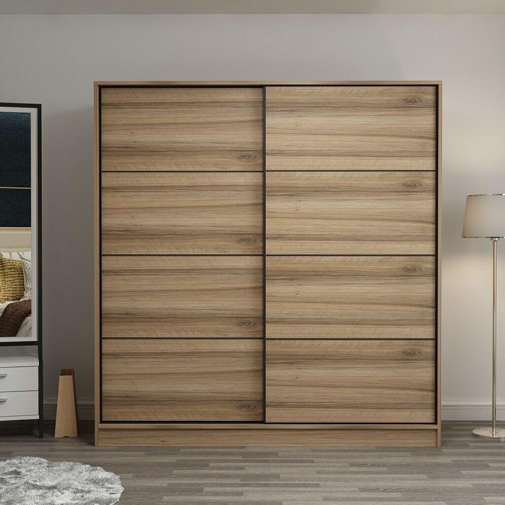 Hanah home Ormar Kale 180x190x52cm bež