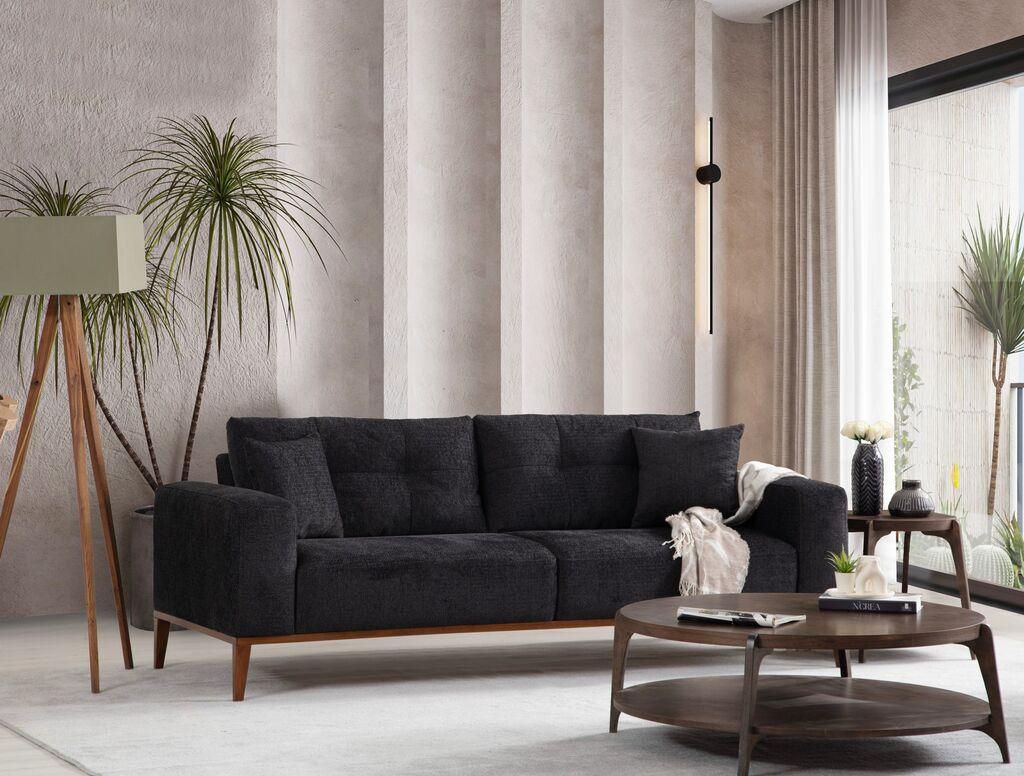 Atelier del Sofa Razvlačiva sofa Sinor 92x75x225cm Antracit