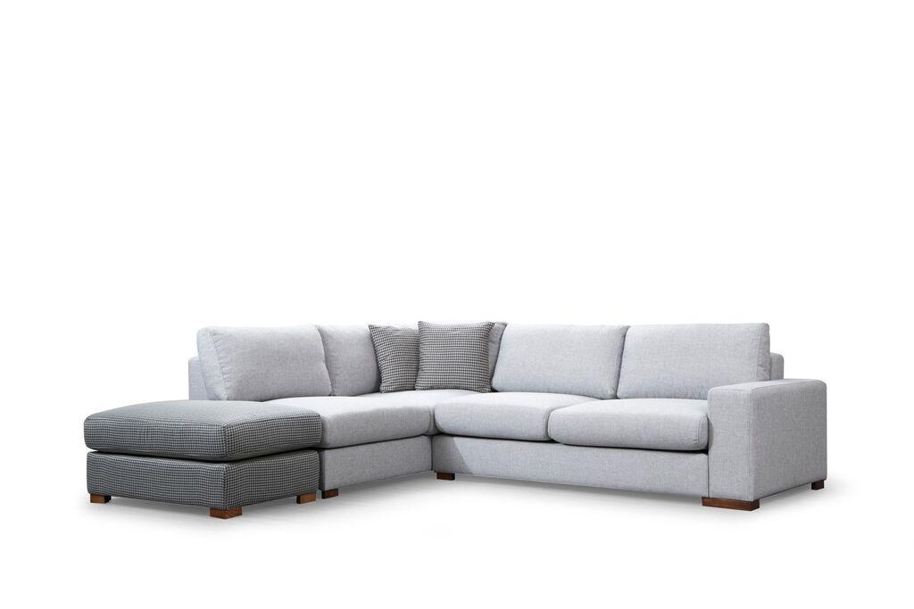 Atelier del Sofa Kutni set Loop 1 95x85x246cm Siva