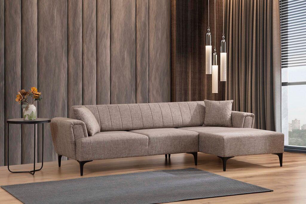 Atelier del Sofa Kutna sofa Hamlet 95x77x270cm Svijetlosmeđa