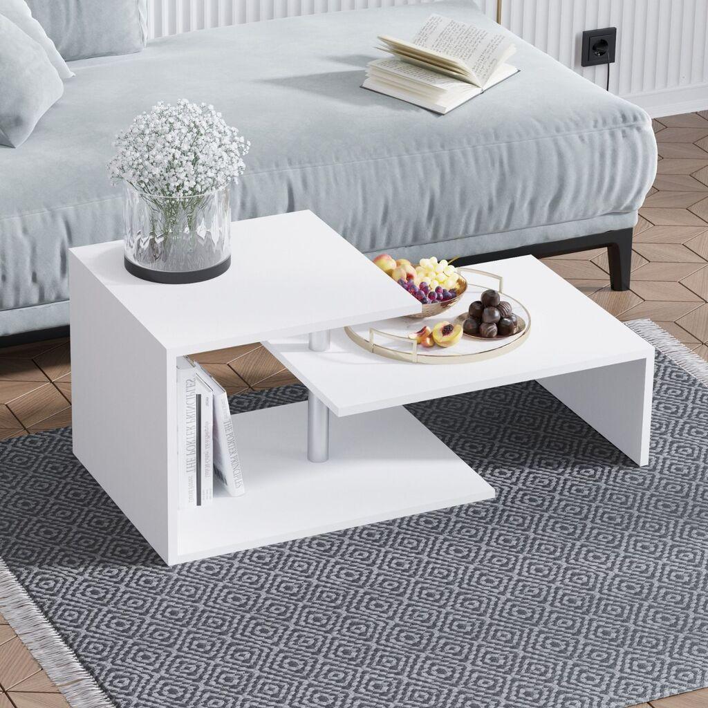 Hanah Home Klub sto Dilek 100x46x50cm Bijeli