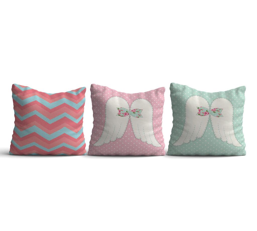 Aberto Design Set od 3 jastuka 43x43cm Šareni