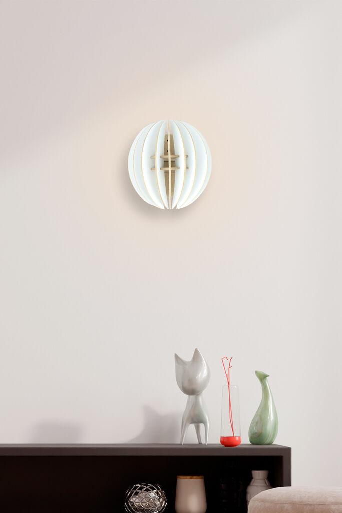 Opviq Zidna lampa E27 Grlo, Bijela