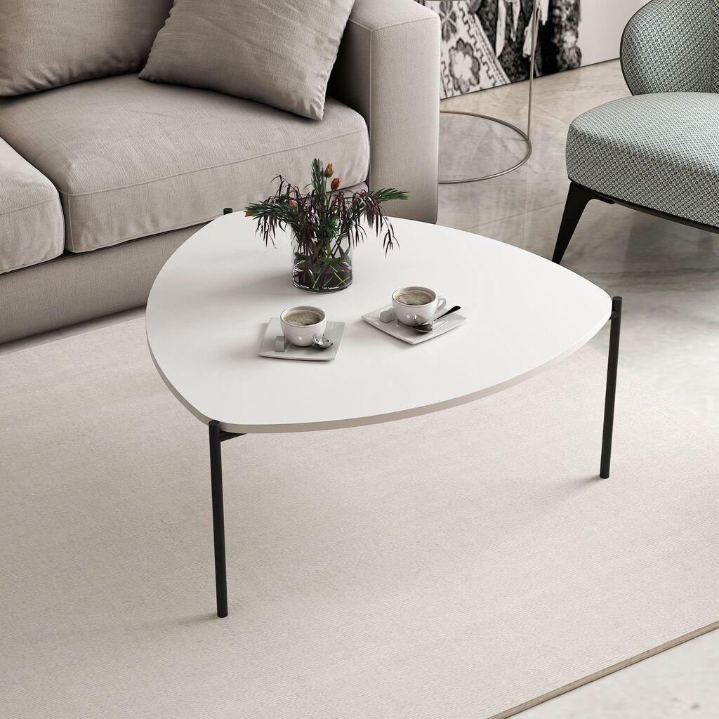 Hanah Home Klub sto Lenny 90x40x89cm Bijeli