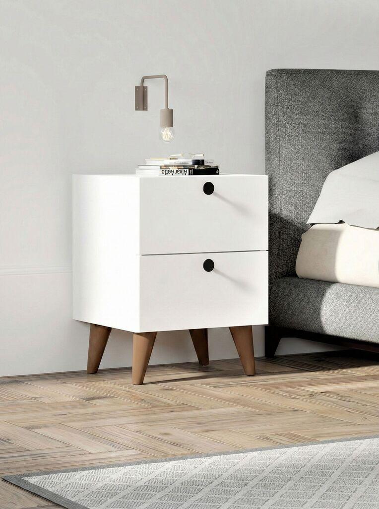 Hanah Home Noćni ormarić za kadu 40x55x42cm, bijela