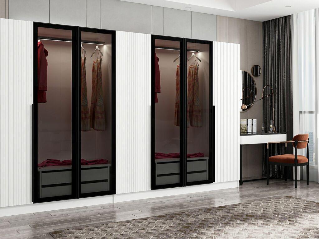 Hanah home Ormar Kale Plus 315x210x52cm Sivi