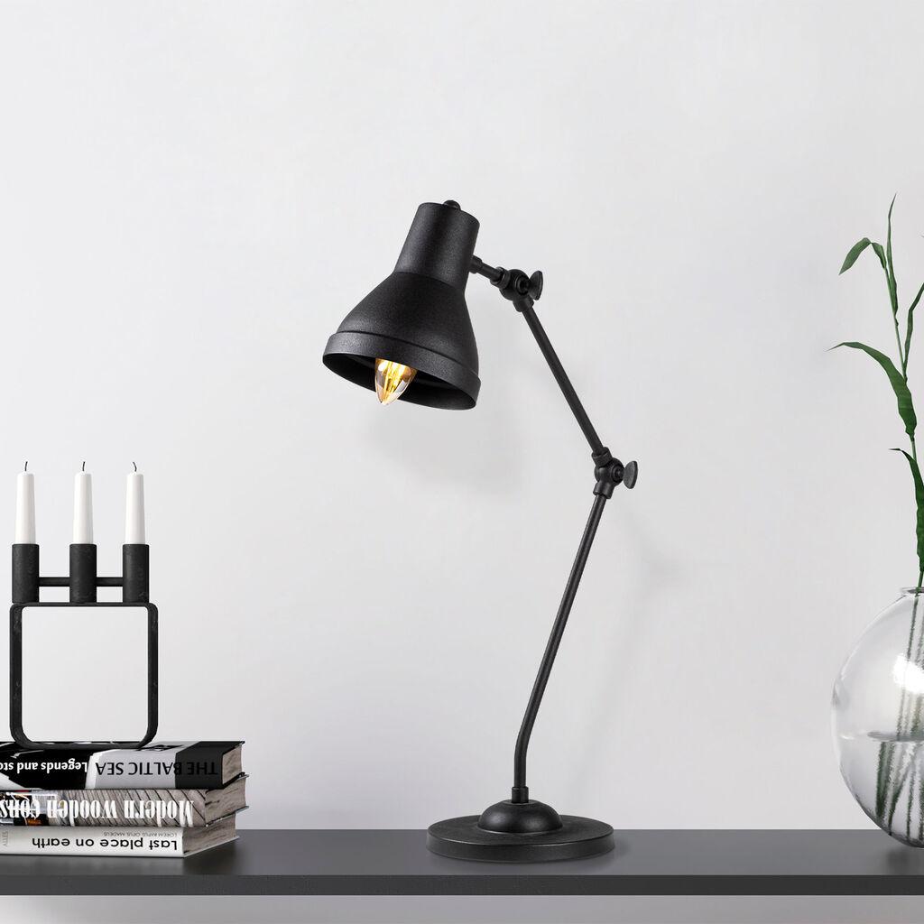 Opviq Stona lampa E14 Grlo, Crno-zlatna