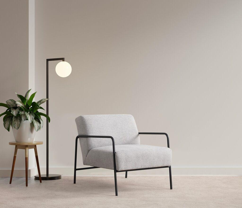 Atelier del Sofa Fotelja Eti 90x75x70cm Siva