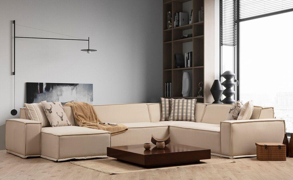 Atelier del Sofa Kutni set Lego 100x72x167cm Krem
