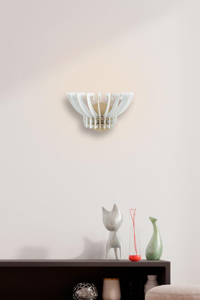 Opviq Zidna lampa E27 Grlo, Bijela