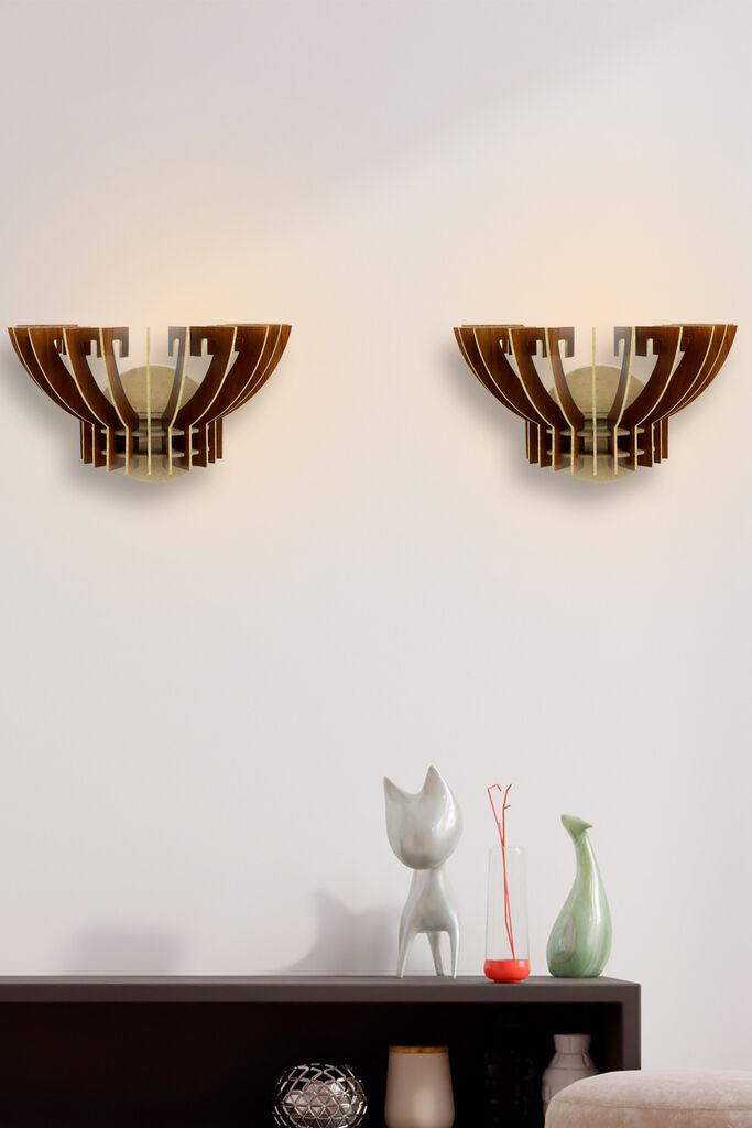 Opviq Zidna lampa E27 Max 40W, Orah