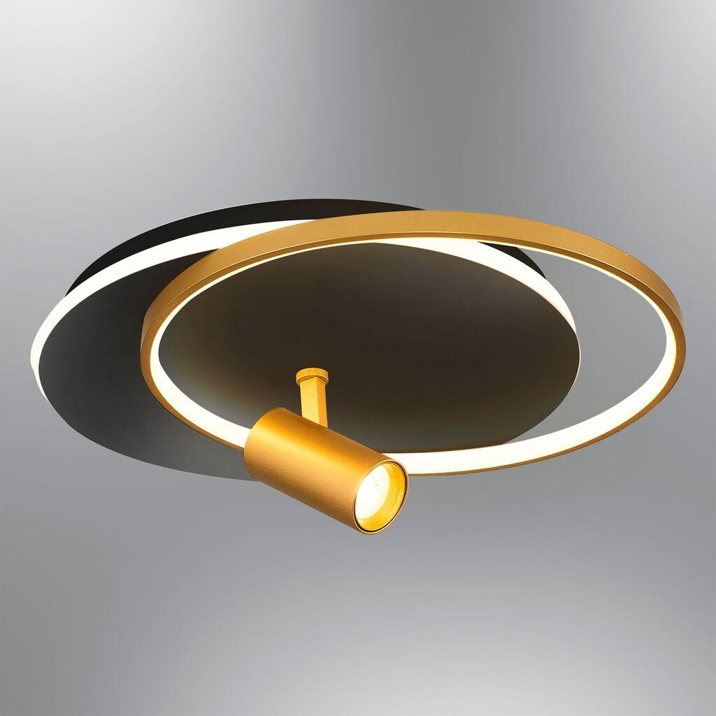 Opviq Zidna lampa 3000K, IP20, Crno-zlatna