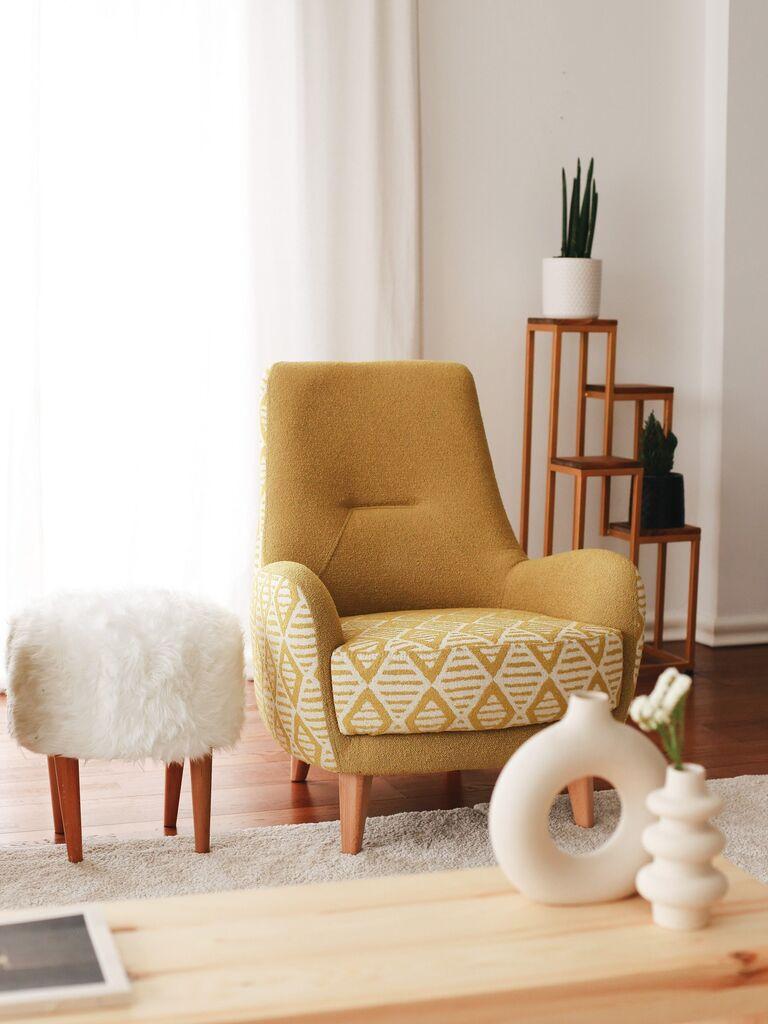 Atelier del Sofa Fotelja Aztek 88x95x75cm Žuta