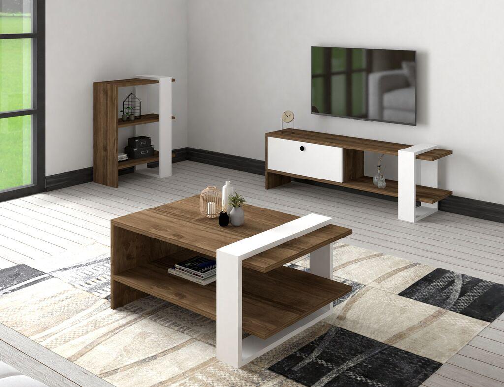 Hanah Home Set TV Komoda i klub sto Orah