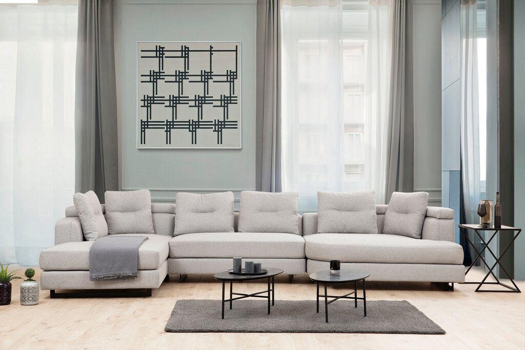 Atelier del Sofa Kutna sofa Padova 100x70x140cm Svijetlo siva