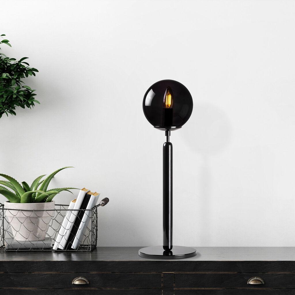 Opviq Stona lampa E14 Grlo, Crna