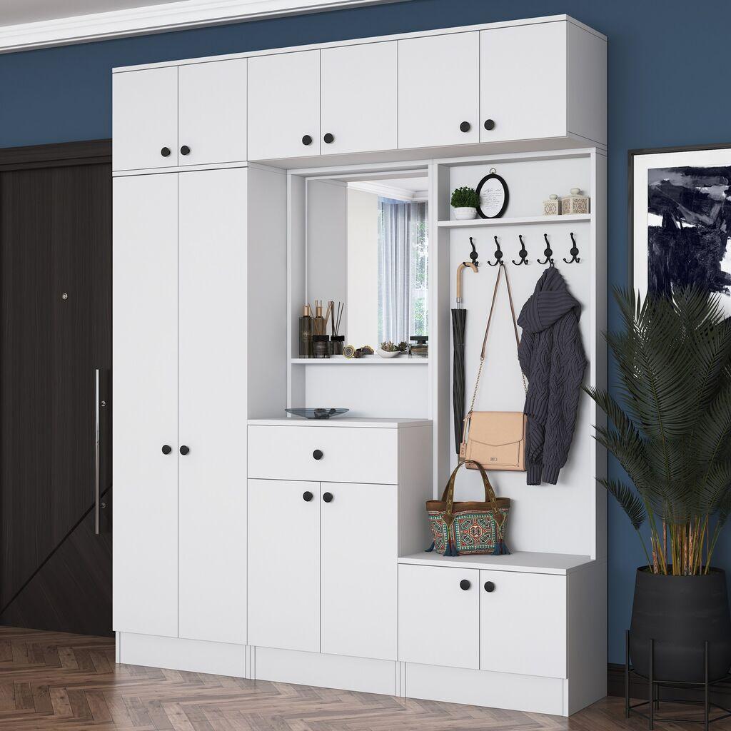 Hanah Home Komplet predsoblje, Bijeli