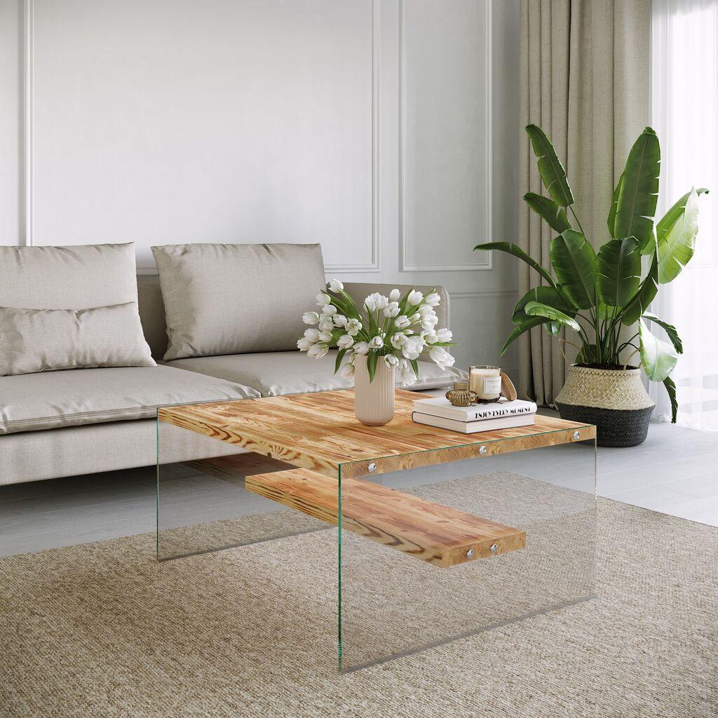 Hanah Home Klub sto Niagara S101 75x40x75cm Hrast