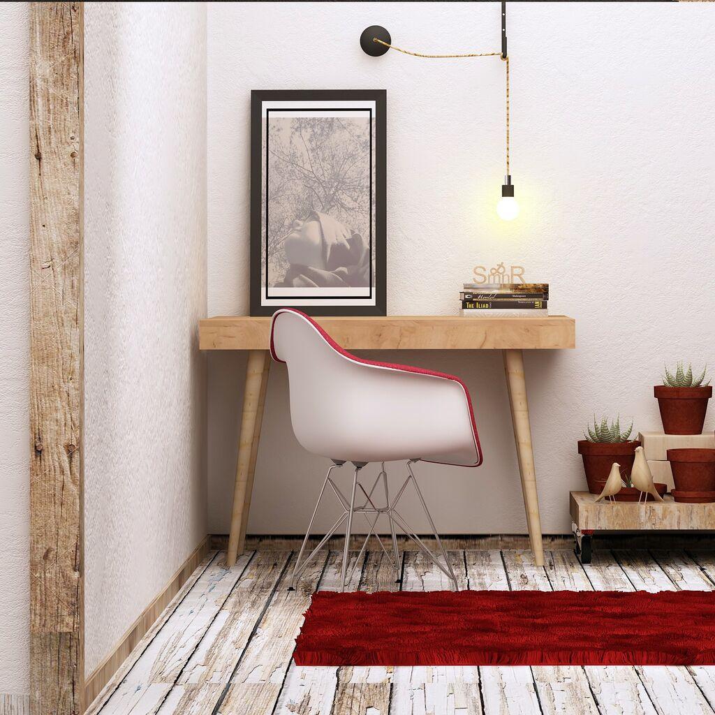 Hanah home Radni sto Hrast-Bijeli