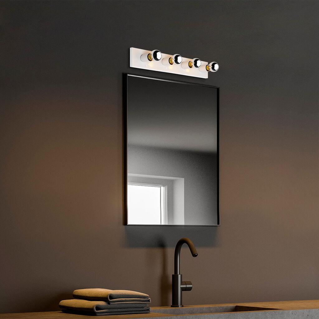 Opviq Zidna lampa E27 Max 40W, Bijela