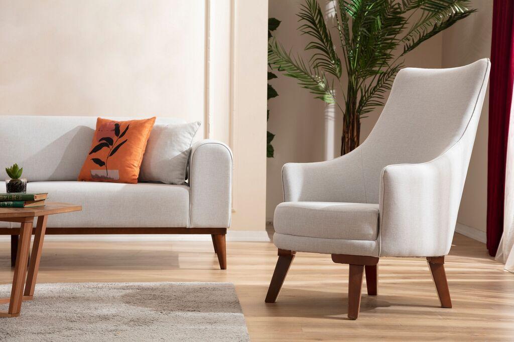 Atelier del Sofa Fotelja Cofi 87x102x72cm Krem
