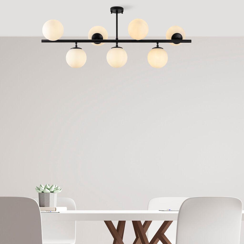 Opviq Fazli 10526 Luster, Crno-bijeli